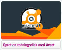 Opret en redningsdisk med Avast