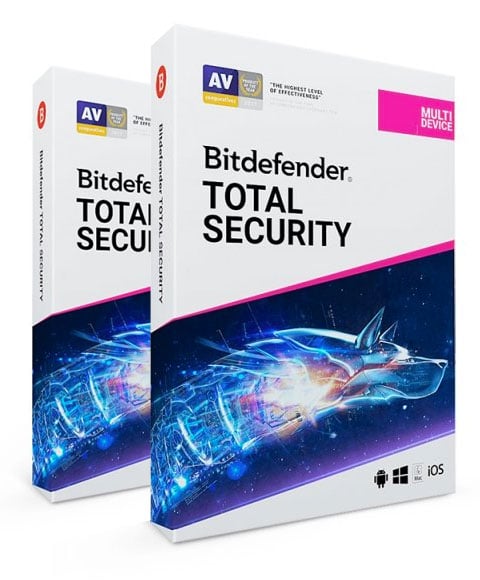 Se Bitdefender Total Security - 5 enheder / 2 år hos e-Gear.dk