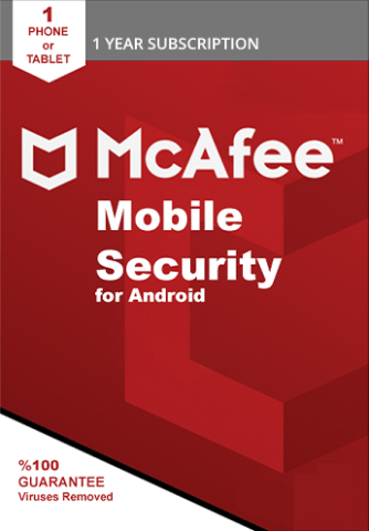 McAfee Mobile Security for Android til 1 enhed i 1 år
