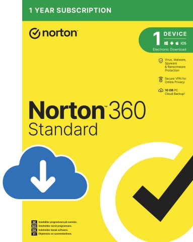 Norton 360 Standard til 1 enhed i 1 år
