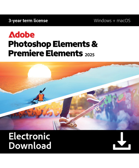 Adobe Photoshop & Premiere Elements 2025