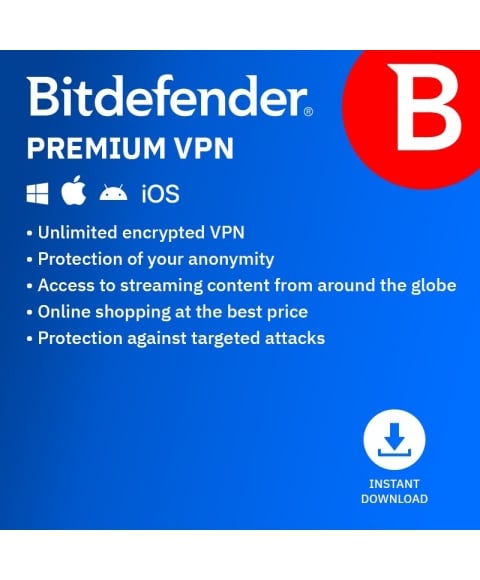 Bitdefender Premium VPN til 10 enheder i 1 år