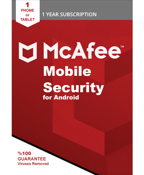 McAfee Mobile Security for Android til 1 enhed i 1 år