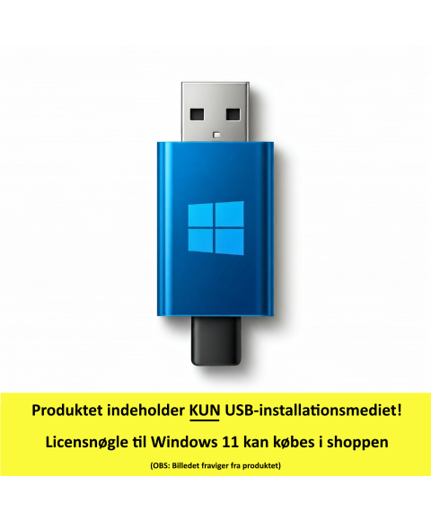 Windows 11 USB-installationsmedie