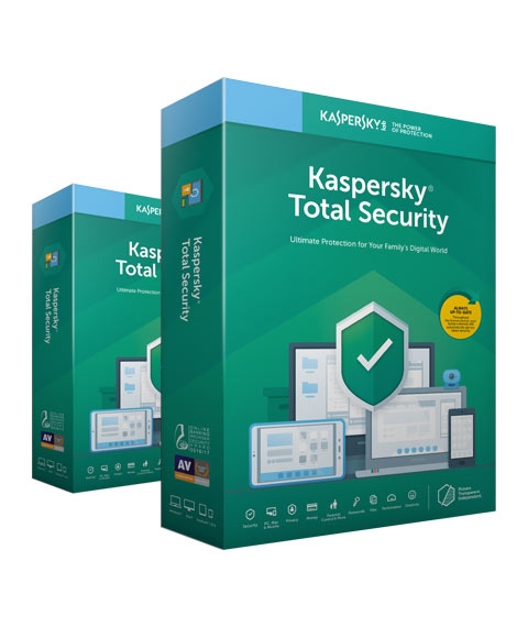 Se Kaspersky Total Security - 5 enheder / 2 år hos e-Gear.dk