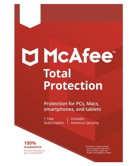 Se McAfee Total Protection - 5 enheder / 2 år hos e-Gear.dk