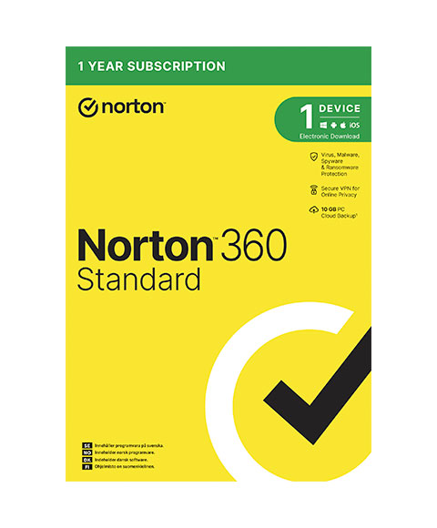 Billede af Norton 360 Standard med VPN - 10 GB Backup