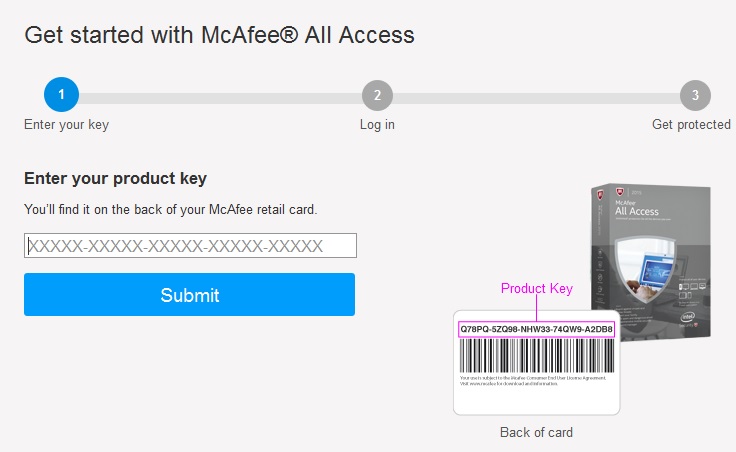 all access mcafee kode banner