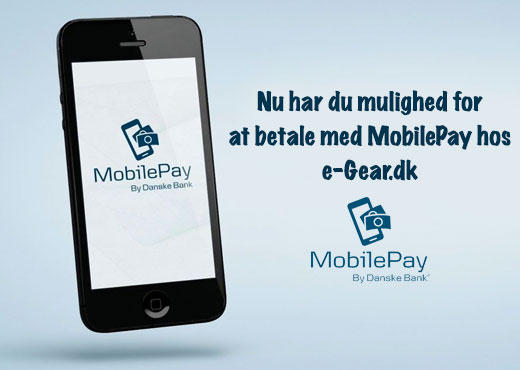 Betal på e-gear.dk med MobilePay