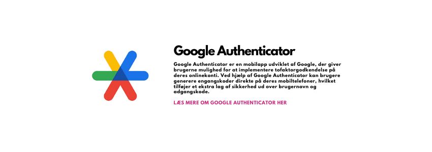 Google authenticator banner